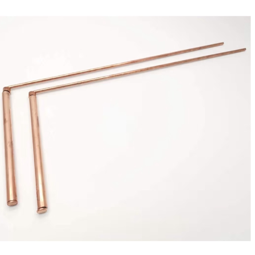Spirit Hunter 99.9% Copper Dowsing Rod- 2PCS Divining Rods with Bag
